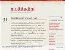 Tablet Screenshot of m0ltitudini.wordpress.com