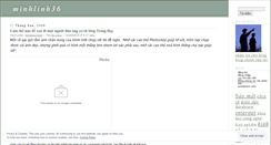 Desktop Screenshot of minhlinh36.wordpress.com