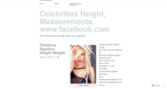 Desktop Screenshot of celebritiesfacebook.wordpress.com