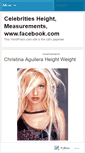 Mobile Screenshot of celebritiesfacebook.wordpress.com