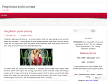 Tablet Screenshot of pengobatangejalajantung.wordpress.com