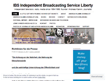 Tablet Screenshot of ibsliberty.wordpress.com