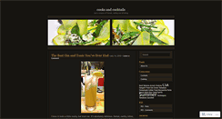 Desktop Screenshot of cooksandcocktails.wordpress.com