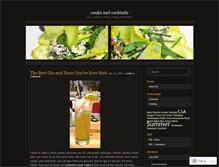 Tablet Screenshot of cooksandcocktails.wordpress.com