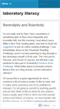 Mobile Screenshot of laboratoryliteracy.wordpress.com
