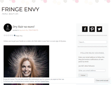 Tablet Screenshot of fringeenvy.wordpress.com