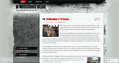 Desktop Screenshot of kmissions.wordpress.com