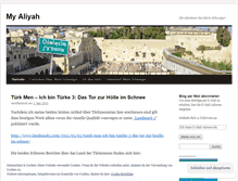 Tablet Screenshot of myaliyah.wordpress.com