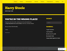 Tablet Screenshot of harrysteele.wordpress.com