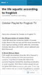 Mobile Screenshot of frogkick.wordpress.com
