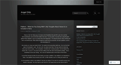 Desktop Screenshot of aortiz81.wordpress.com