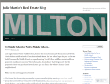 Tablet Screenshot of juliemartinrealestate.wordpress.com