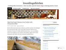 Tablet Screenshot of lowceilingedkitchen.wordpress.com