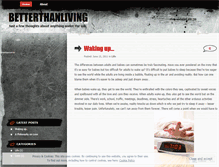 Tablet Screenshot of betterthanliving.wordpress.com