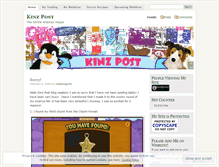 Tablet Screenshot of kinzpost.wordpress.com