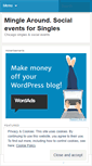 Mobile Screenshot of minglearound.wordpress.com