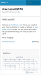 Mobile Screenshot of discnaradi5573.wordpress.com