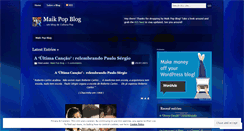 Desktop Screenshot of maikpopblog.wordpress.com