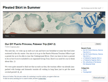 Tablet Screenshot of pleatedskirtinsummer.wordpress.com