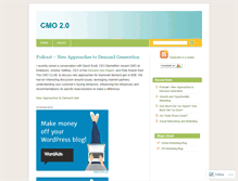 Tablet Screenshot of cmo20.wordpress.com