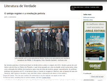 Tablet Screenshot of literaturadeverdade.wordpress.com