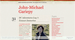 Desktop Screenshot of jmgariepy.wordpress.com