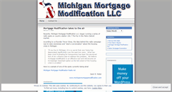 Desktop Screenshot of mortgagemod.wordpress.com