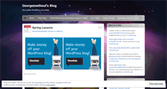 Desktop Screenshot of georgezoethout.wordpress.com