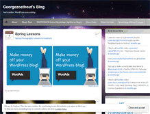 Tablet Screenshot of georgezoethout.wordpress.com