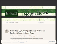 Tablet Screenshot of nolennews.wordpress.com