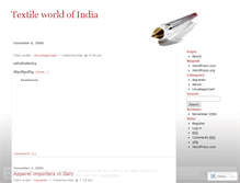 Tablet Screenshot of indiantextiles.wordpress.com