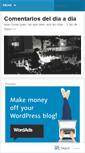 Mobile Screenshot of dayscomments.wordpress.com