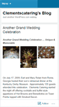 Mobile Screenshot of clementscatering.wordpress.com