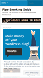 Mobile Screenshot of pipesmokingguide.wordpress.com