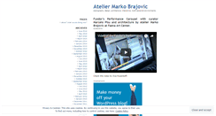 Desktop Screenshot of markobrajovic.wordpress.com