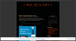 Desktop Screenshot of macostips.wordpress.com