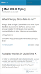 Mobile Screenshot of macostips.wordpress.com