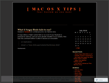 Tablet Screenshot of macostips.wordpress.com