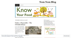 Desktop Screenshot of nomnomgood.wordpress.com