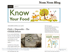 Tablet Screenshot of nomnomgood.wordpress.com