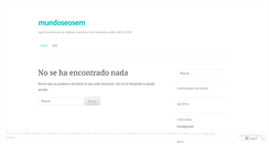 Desktop Screenshot of mundoseosem.wordpress.com