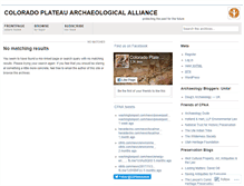 Tablet Screenshot of coloradoplateauarchalliance.wordpress.com