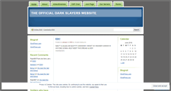 Desktop Screenshot of dsfdarkslayersfederation.wordpress.com