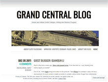 Tablet Screenshot of grandcentralblog.wordpress.com