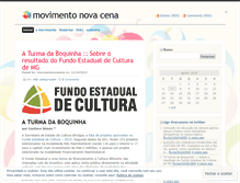 Tablet Screenshot of movimentonovacena.wordpress.com