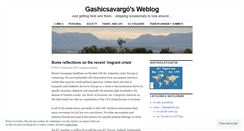 Desktop Screenshot of gashicsavargo.wordpress.com