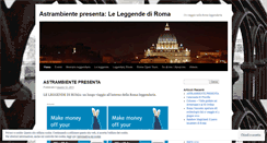 Desktop Screenshot of leggendediroma.wordpress.com