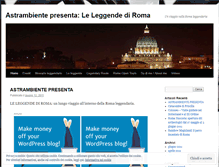 Tablet Screenshot of leggendediroma.wordpress.com