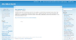 Desktop Screenshot of bibliodsu.wordpress.com