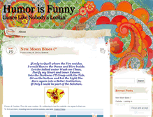 Tablet Screenshot of humorisfunny.wordpress.com